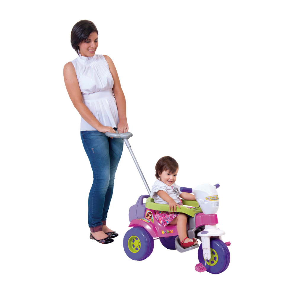 TRICICLO TICO-TICO BICHOS AZUL COM ARO MAGIC TOYS 3510